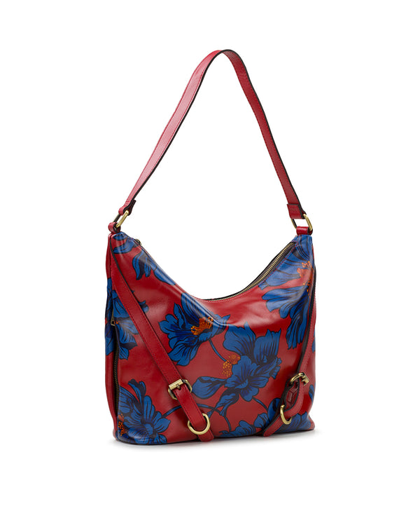 Patricia Nash Elia Hobo Grecian Rose Print