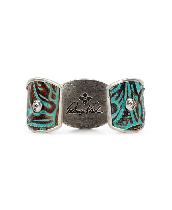 Patricia Nash Elisabetta Cuff Tooled Turquoise