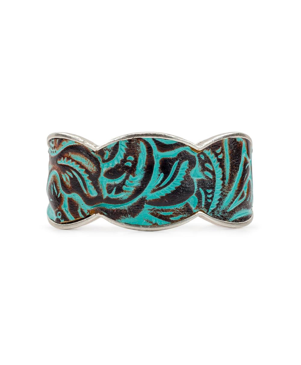 patricia nash Elisabetta Cuff Tooled Turquoise