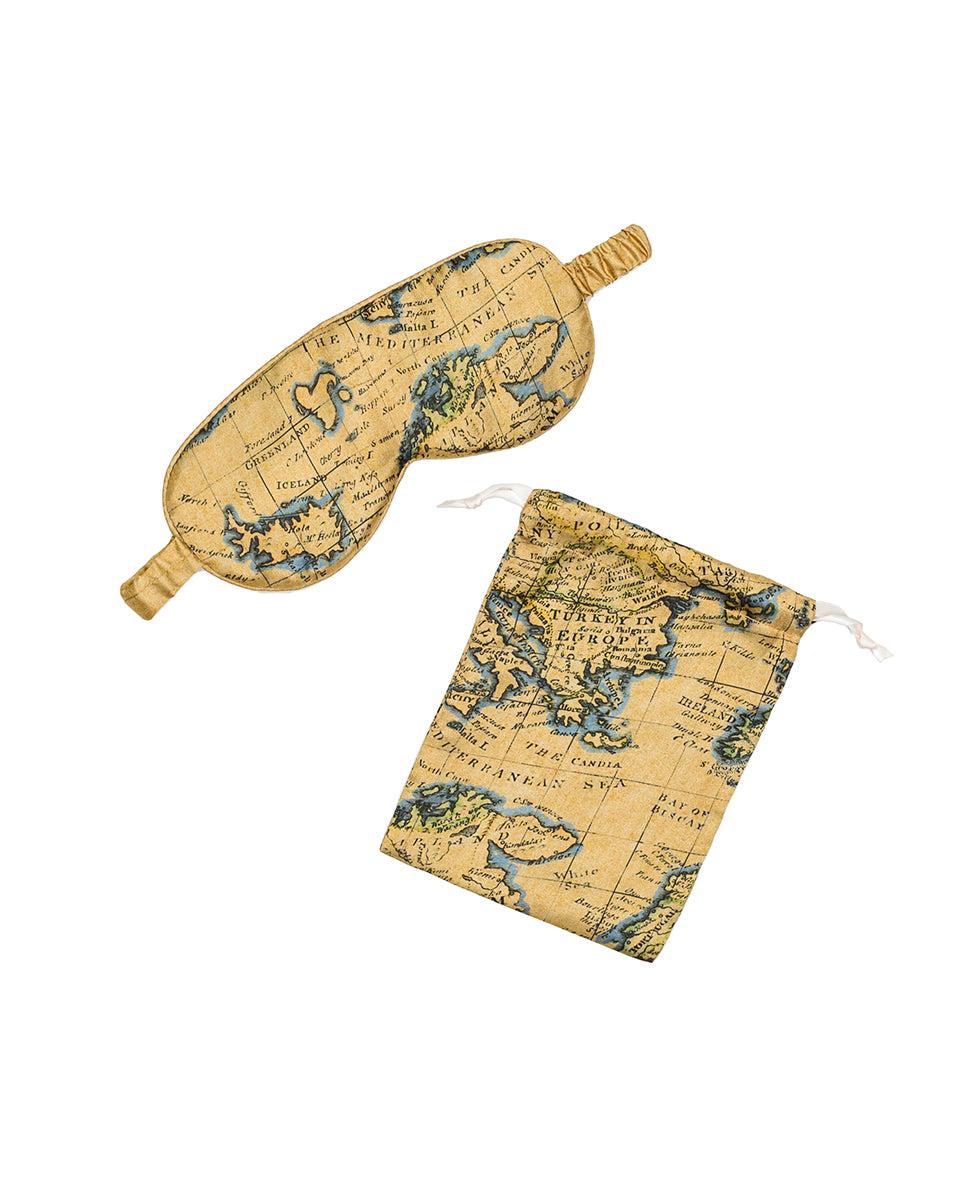 patricia nash Eye Mask European Map