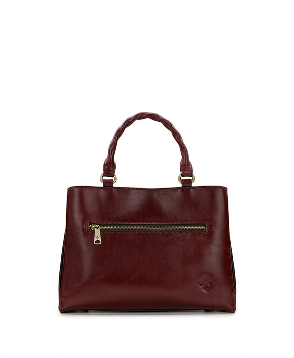 Patricia Nash Genovese Satchel Cavo Border Tooled