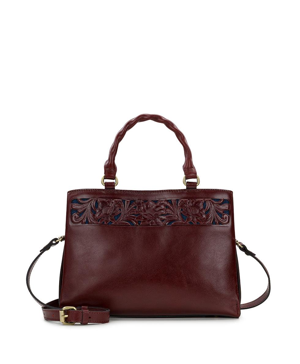 patricia nash Genovese Satchel Cavo Border Tooled