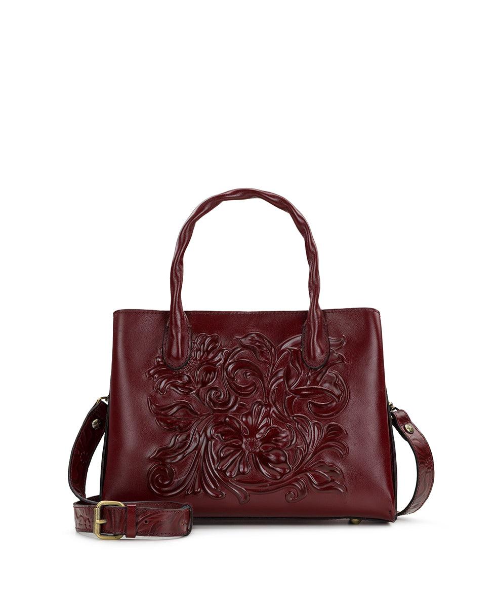 patricia nash Genovese Satchel Classic Tooled
