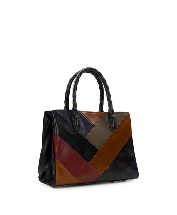 Patricia Nash Genovese Satchel Retro Colorblock