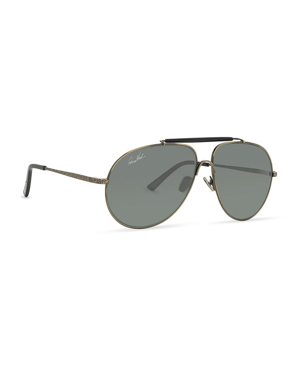 Patricia Nash Gloria Aviator Sunglasses Black