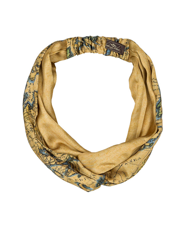 Patricia Nash Headband European Map Print