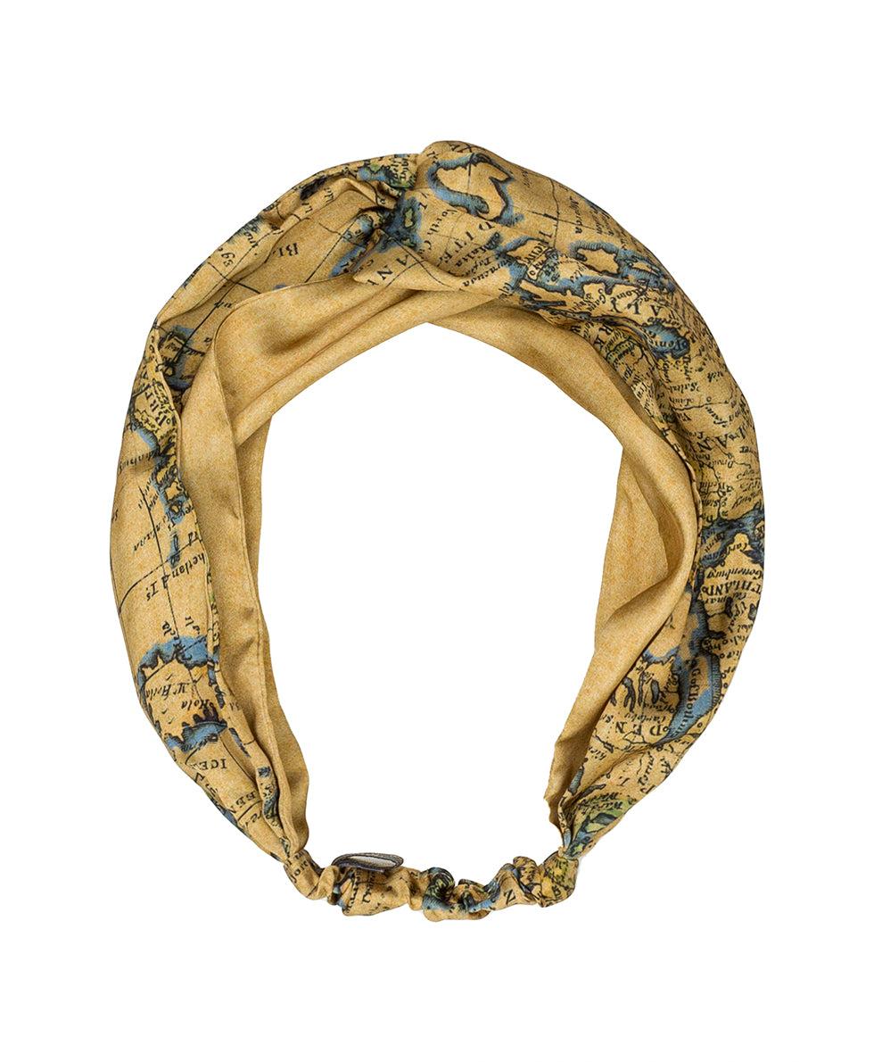 patricia nash Headband European Map Print