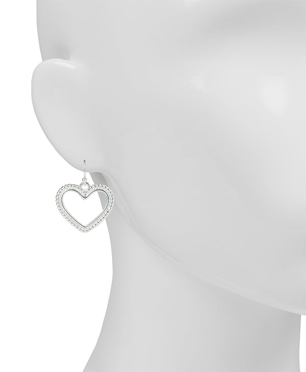 Patricia Nash Heart Drop Earrings Rope Ring