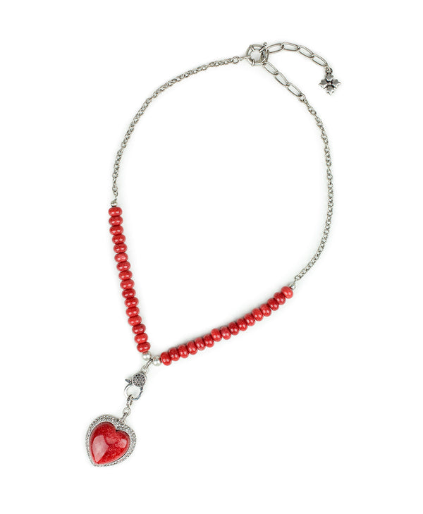 Patricia Nash Heart Necklace Sweetheart