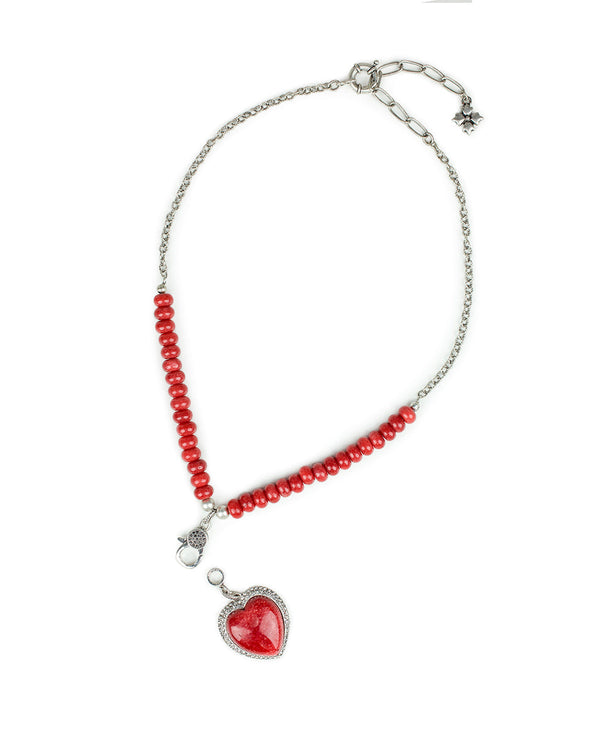 Patricia Nash Heart Necklace Sweetheart