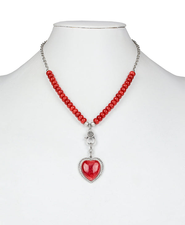 Patricia Nash Heart Necklace Sweetheart