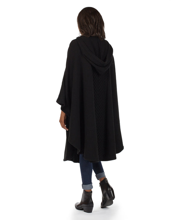 Patricia Nash Hooded Cape With Clasp Cable