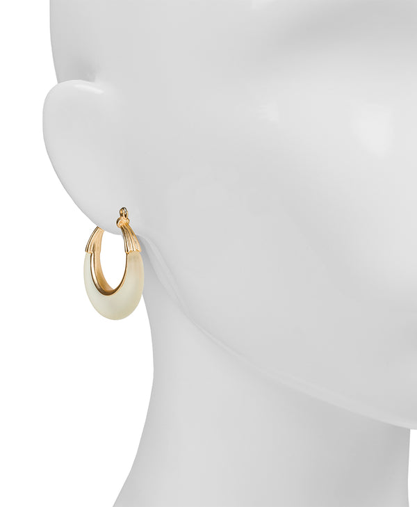 Patricia Nash Hoop Earrings Resin