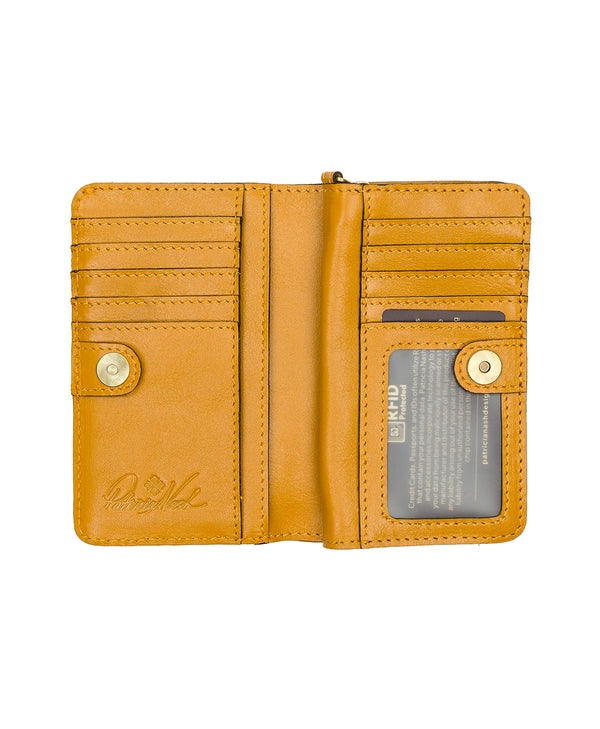 Patricia Nash Koumi Wristlet Cavo Border Tooled