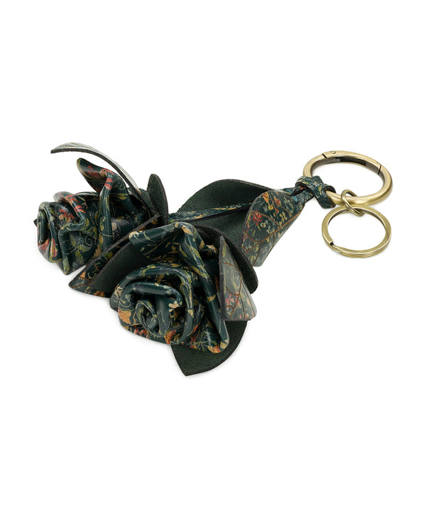 Patricia Nash Laced Rose Bag Charm Tuscan Fields