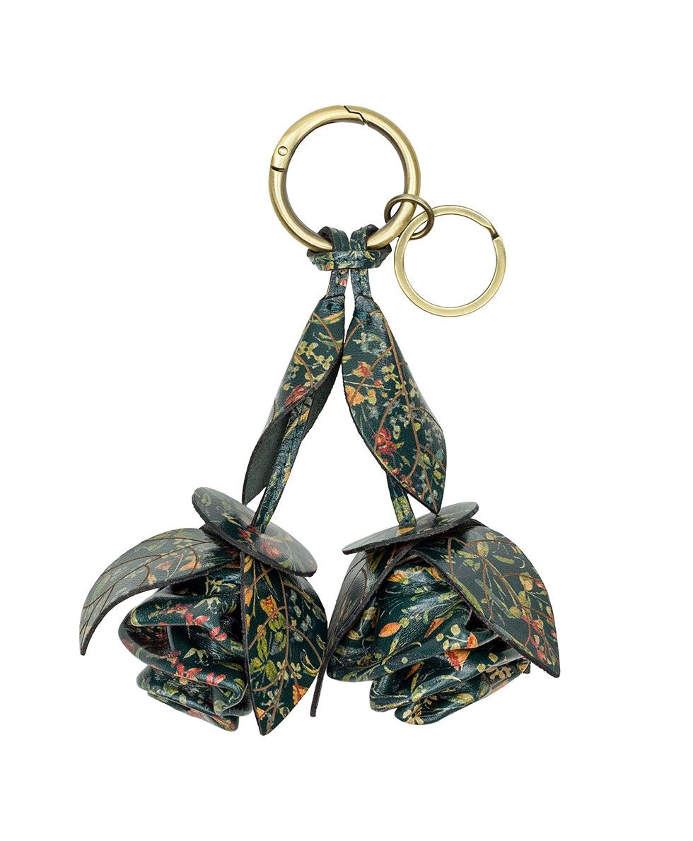 patricia nash Laced Rose Bag Charm Tuscan Fields