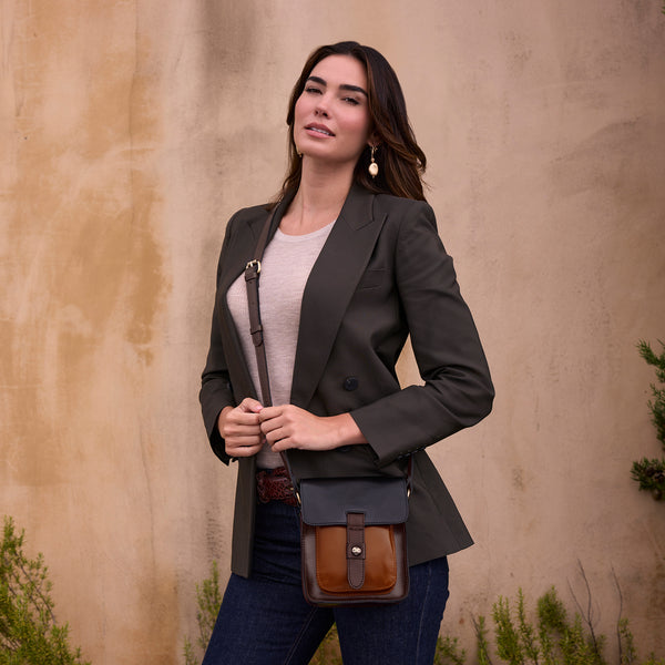 Patricia Nash Lari Crossbody Vintage Colorblock