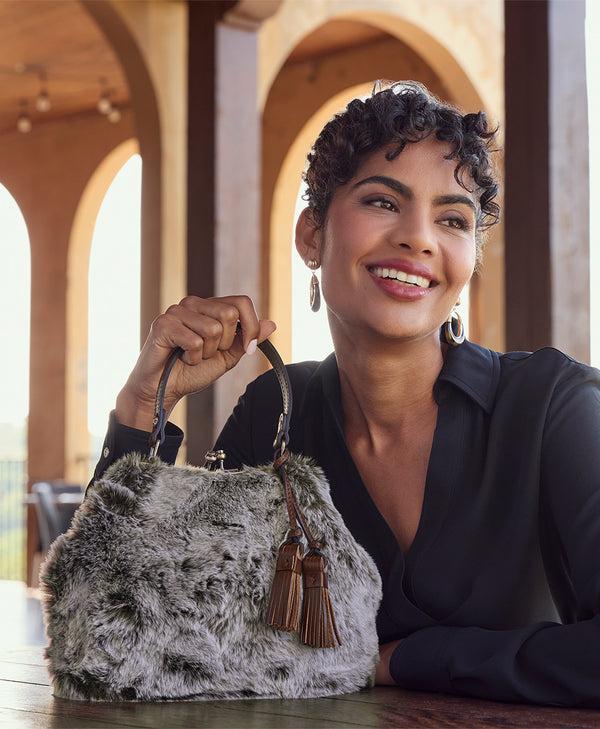 Patricia Nash Laureana Frame Faux Fur