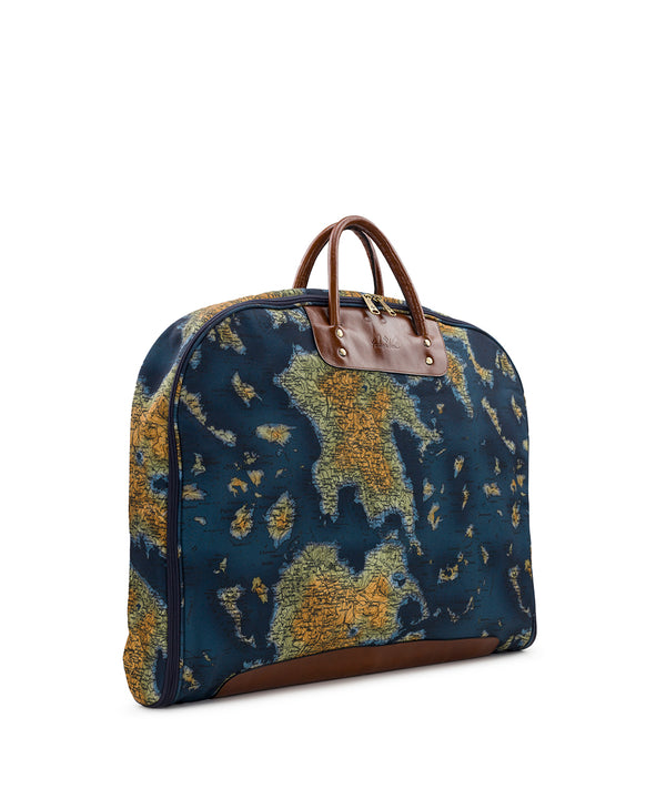 Patricia Nash Louiza Carry On Woven Poly ‑ Greek Map