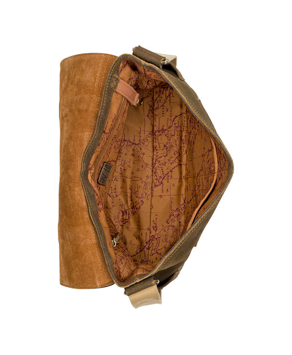 Patricia Nash Messenger Bag Moto Leather