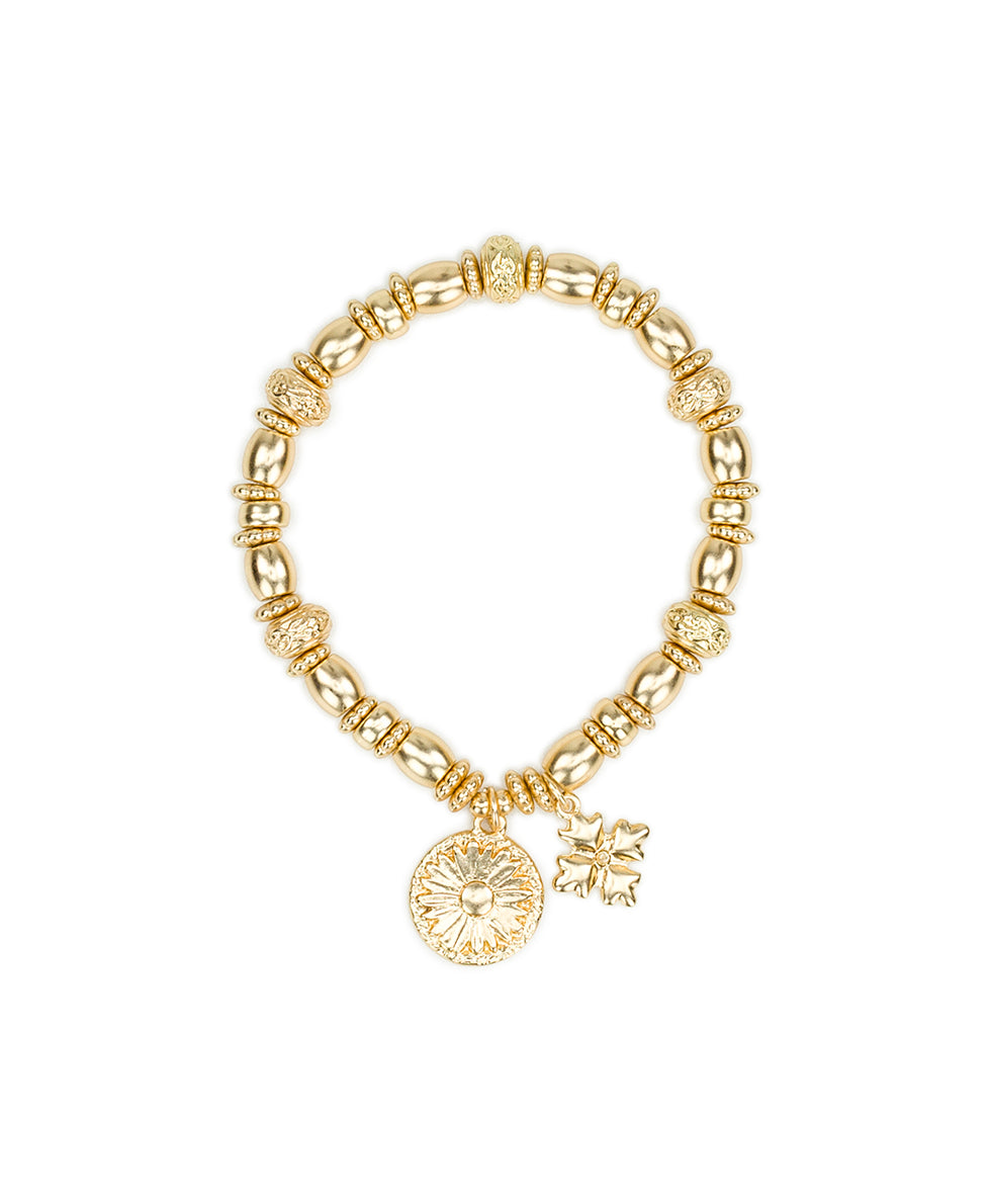 patricia nash Metal Stretch Bracelet Aegean Blooms