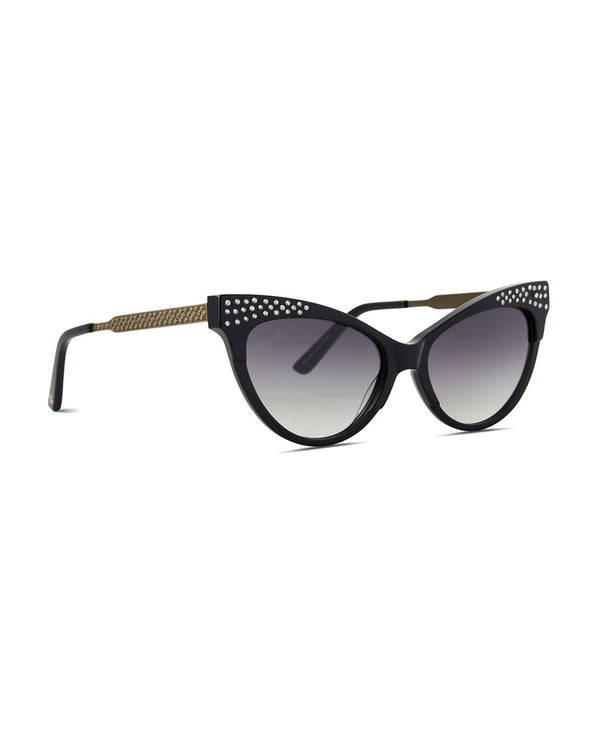 Patricia Nash Monroe Cateye Sunglasses Black