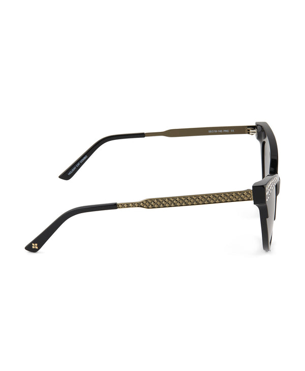 Patricia Nash Monroe Cateye Sunglasses Black