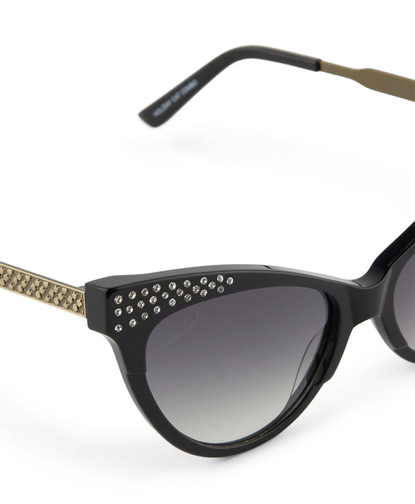 Patricia Nash Monroe Cateye Sunglasses Black