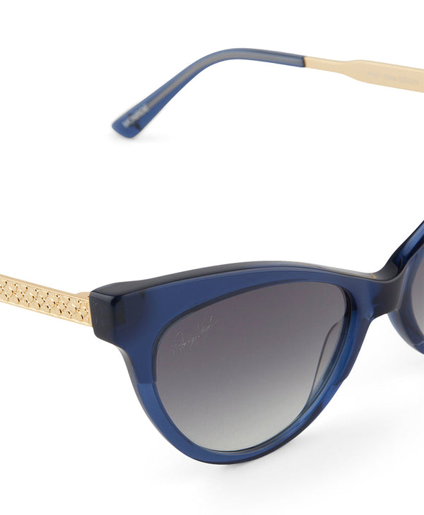 Patricia Nash Monroe Cateye Sunglasses Lapis