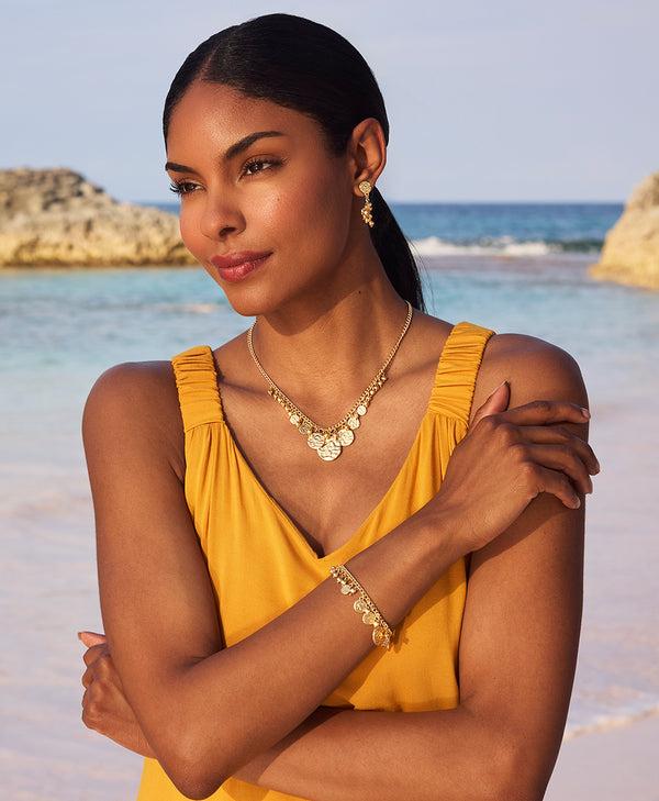 Patricia Nash Multi Hammered Link