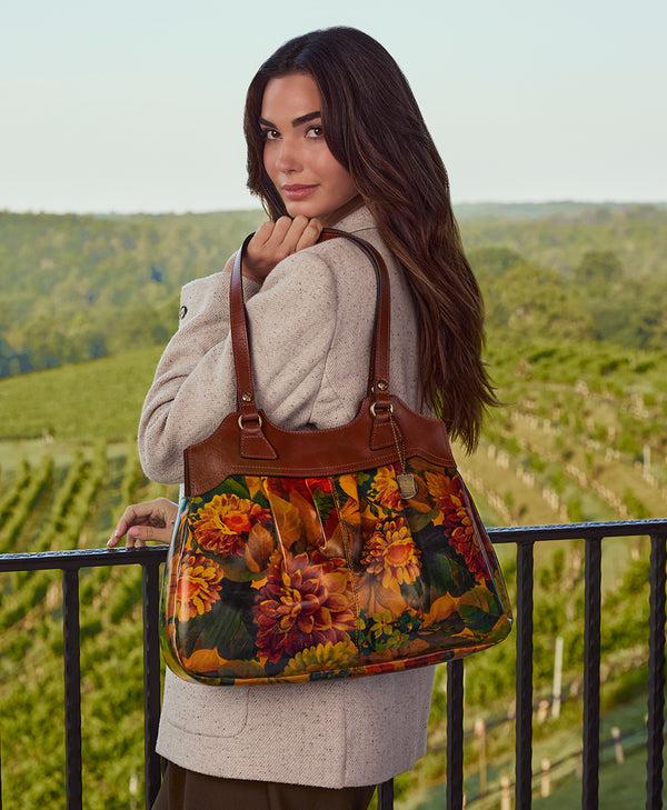 Patricia Nash Napoli Satchel Multi Print
