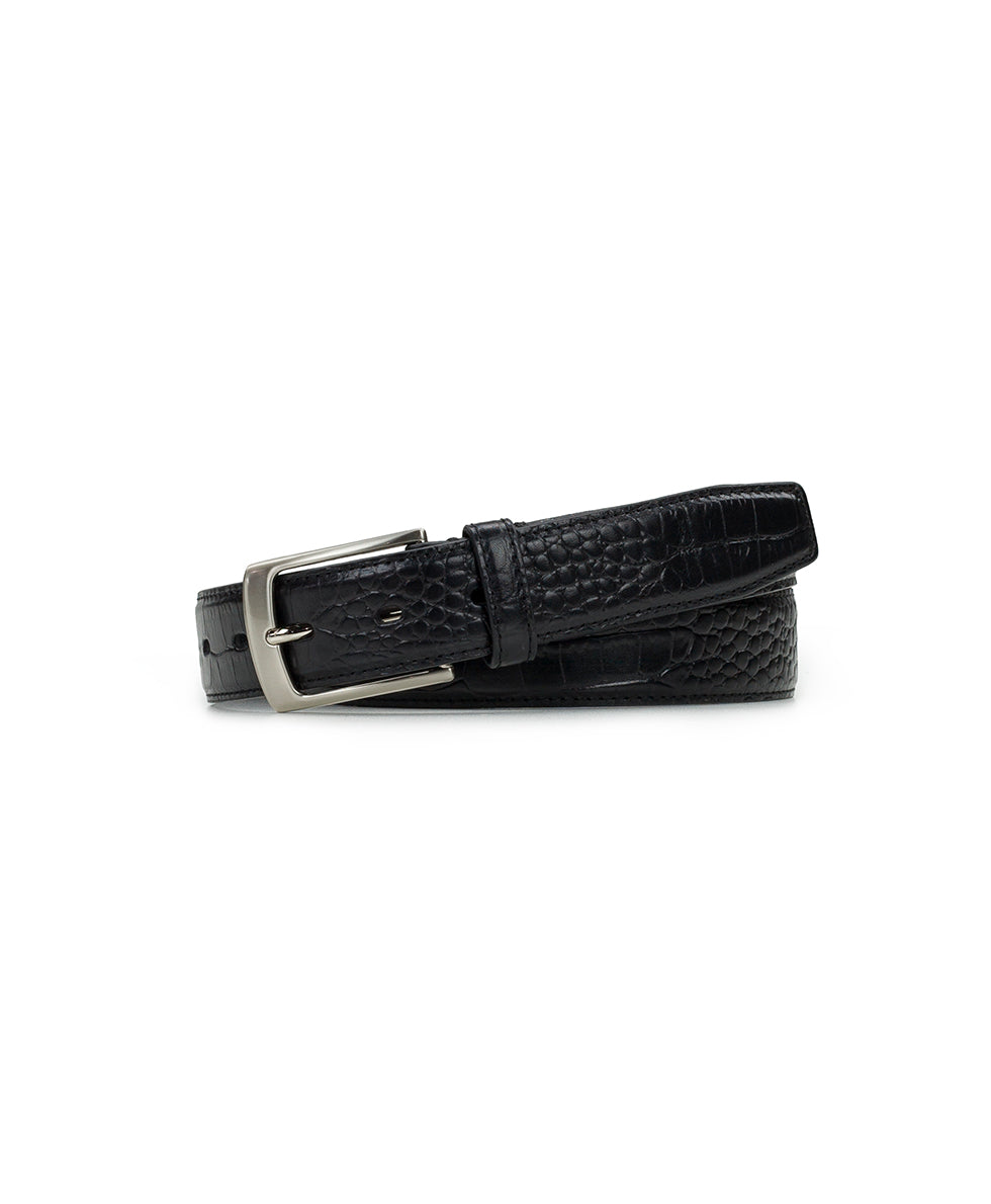 patricia nash Nash Men's Croc Belt Black