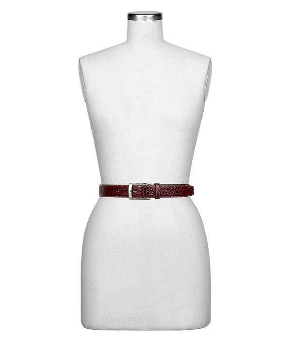 Patricia Nash Nash Men's Croc Belt British Tan