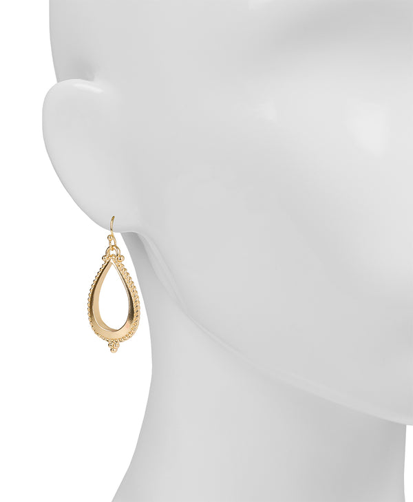 Patricia Nash Open Tear Drop Earrings Museum