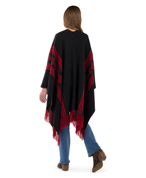 Patricia Nash Prairie Shawl Fringed