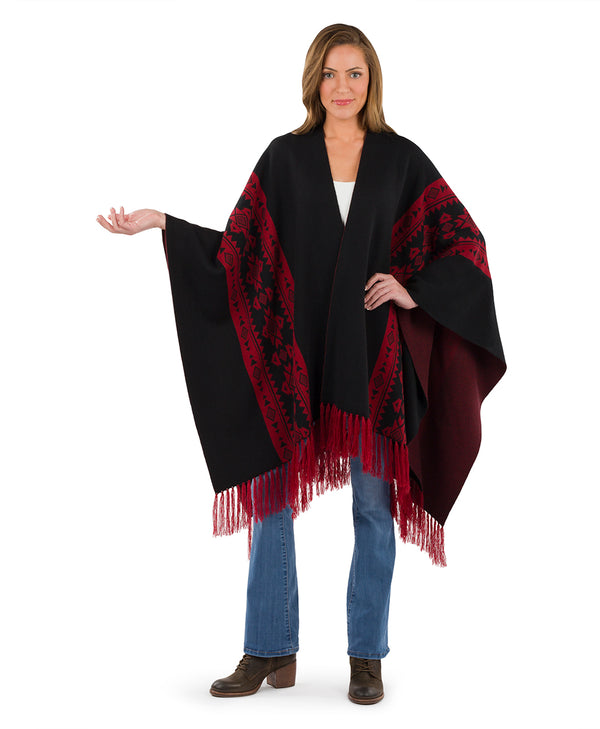 Patricia Nash Prairie Shawl Fringed