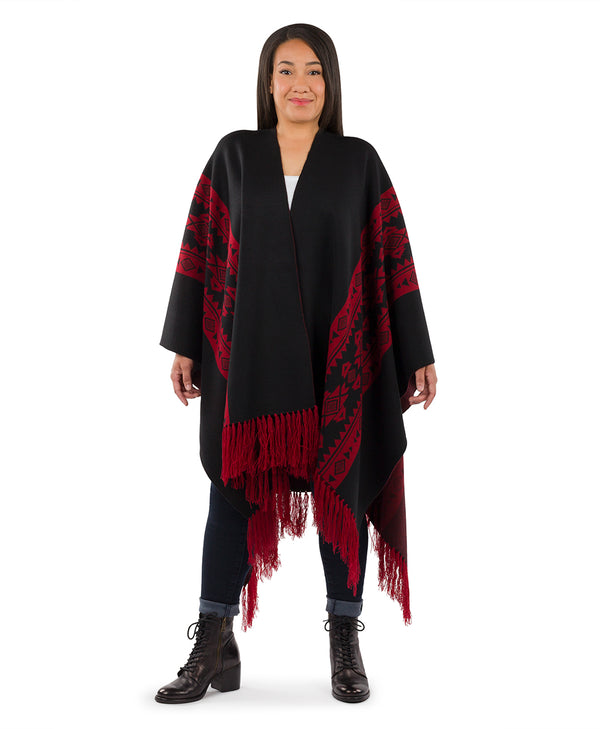 Patricia Nash Prairie Shawl Fringed