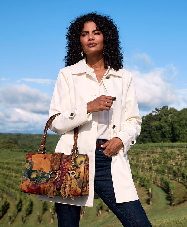 Patricia Nash Presley Satchel Multi Print