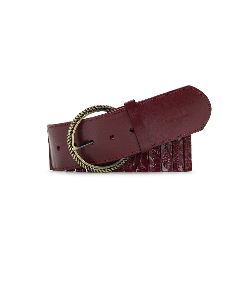 patricia nash Resana Tooled Stretch Belt Stretch