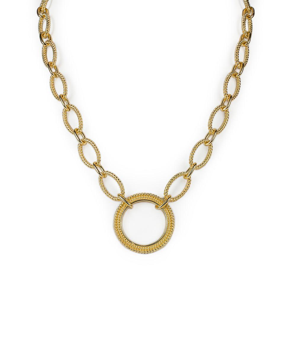 patricia nash Ring Pendant Necklace Rope Ring