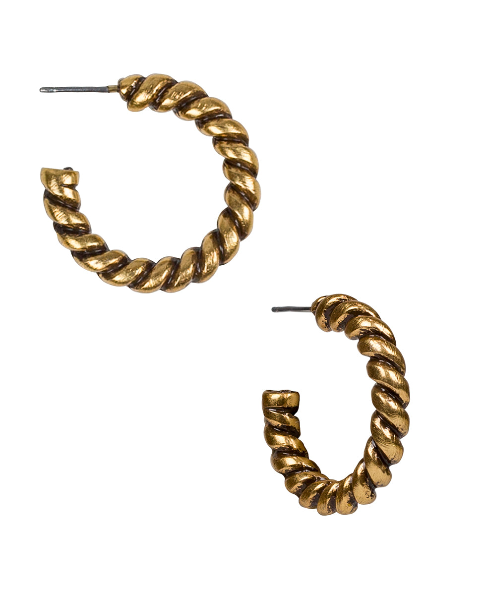 patricia nash Rope Hoop Earrings Basics Collection