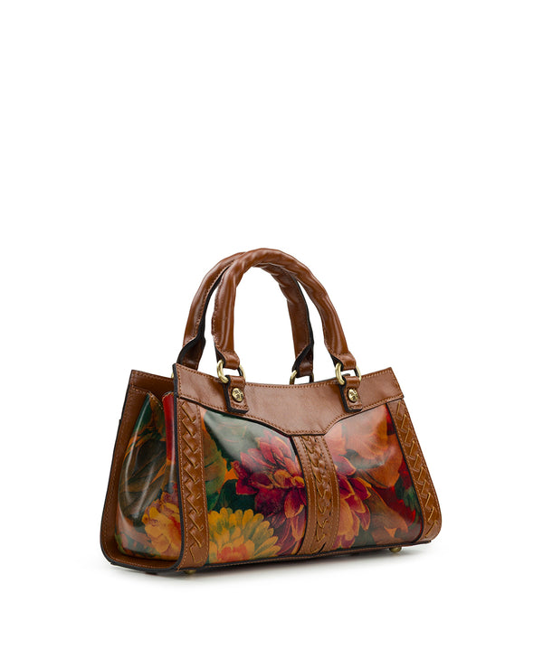 Patricia Nash Salento Satchel Multi Print Small