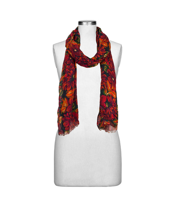 Patricia Nash Scarf English Rustic Mums