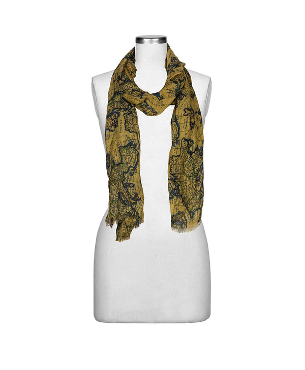 Patricia Nash Scarf European Map