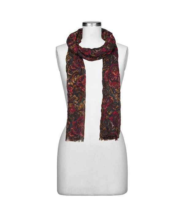 Patricia Nash Scarf Vintage Floral Brocade