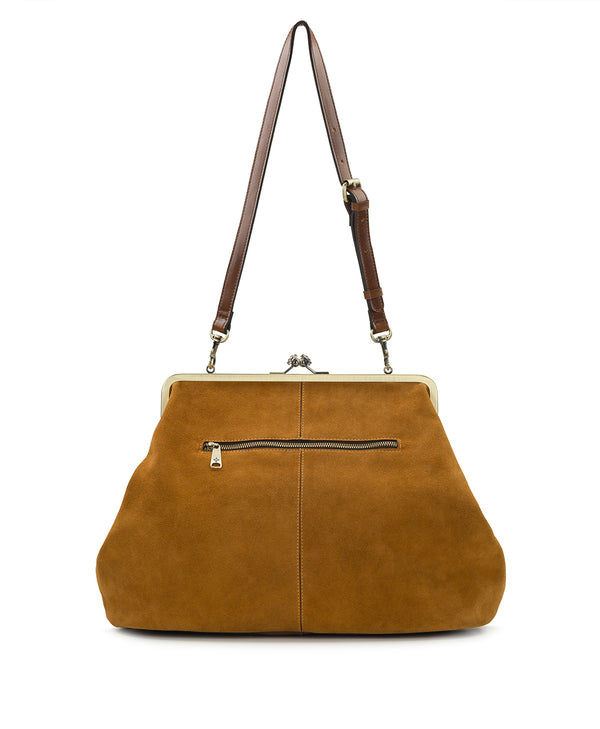 Patricia Nash Serafina Frame Bag Suede