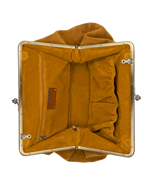 Patricia Nash Serafina Frame Bag Suede