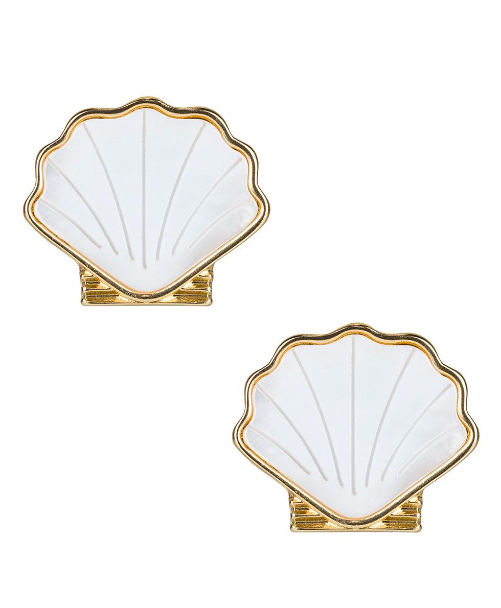 patricia nash Shell Stud Earrings Scallop Seashore
