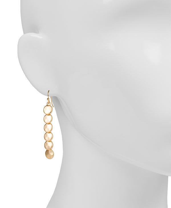 Patricia Nash Shoulder Duster Earrings Coin Bead