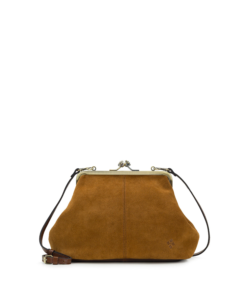 patricia nash Sofia Frame Bag Suede